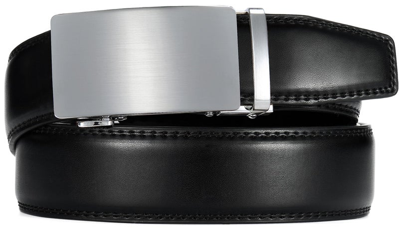 CHAOREN Mens Belt - Mens Ratchet Belt Leather 1 3/8" for Dress Pant - Micro Adjustable Belt Fit Everywhere - Image 4